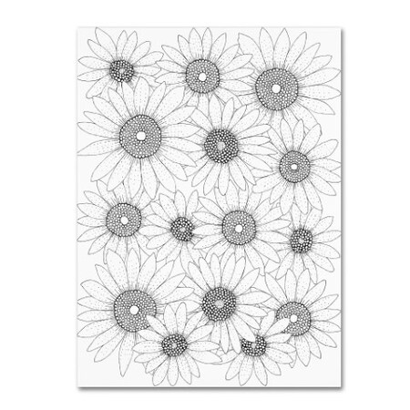 Trademark Fine Art Hello Angel 'Big Beautiful Blossoms 11' Canvas Art, 14x19 ALI2909-C1419GG